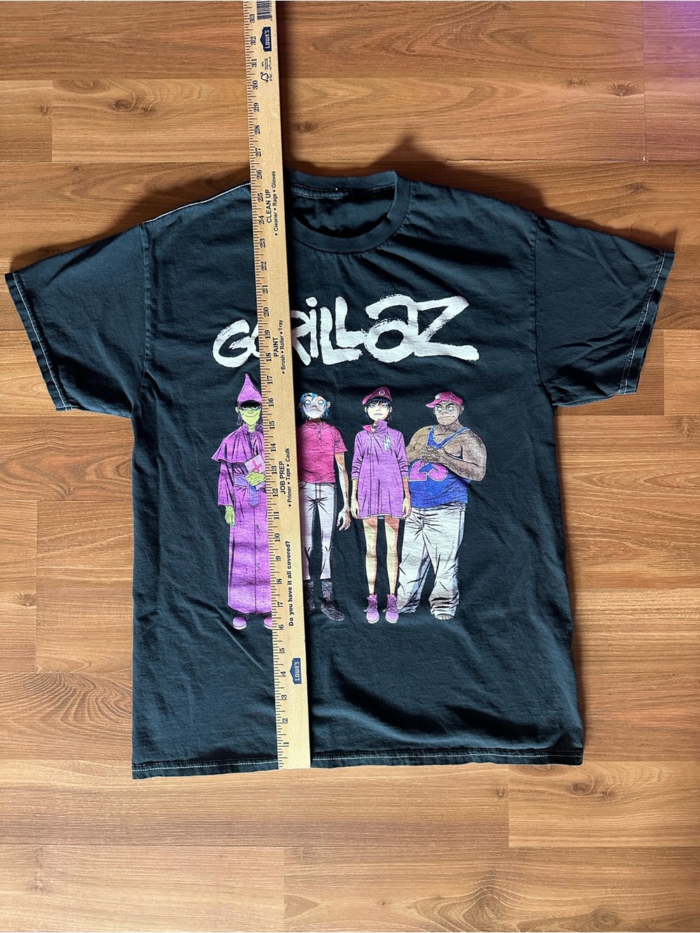 Hot Topic Black Gorillaz Graphic Tee with Purple Accents - Picture 2 of 5